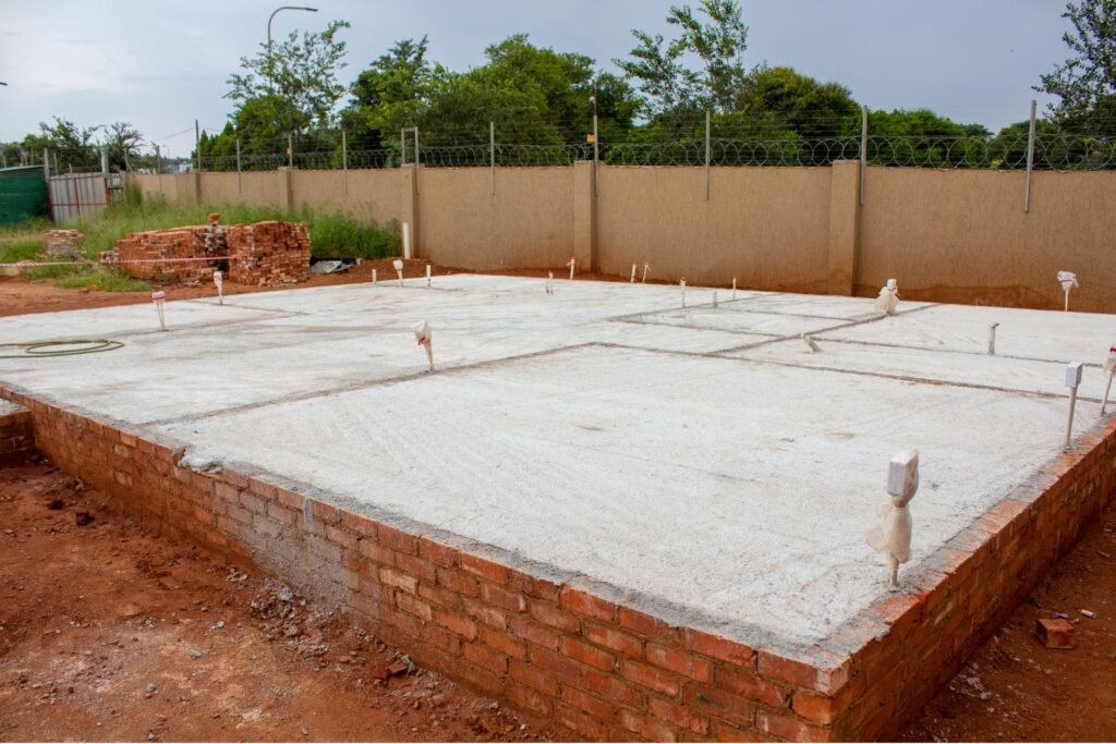 concrete slab foundation